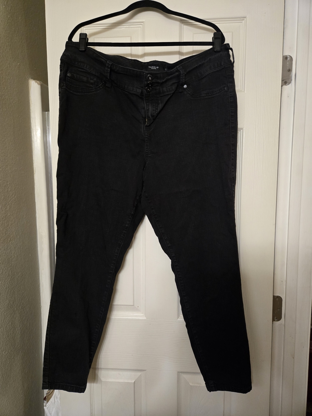 torrid Black Skinny Jeans - High Rise Stretch
